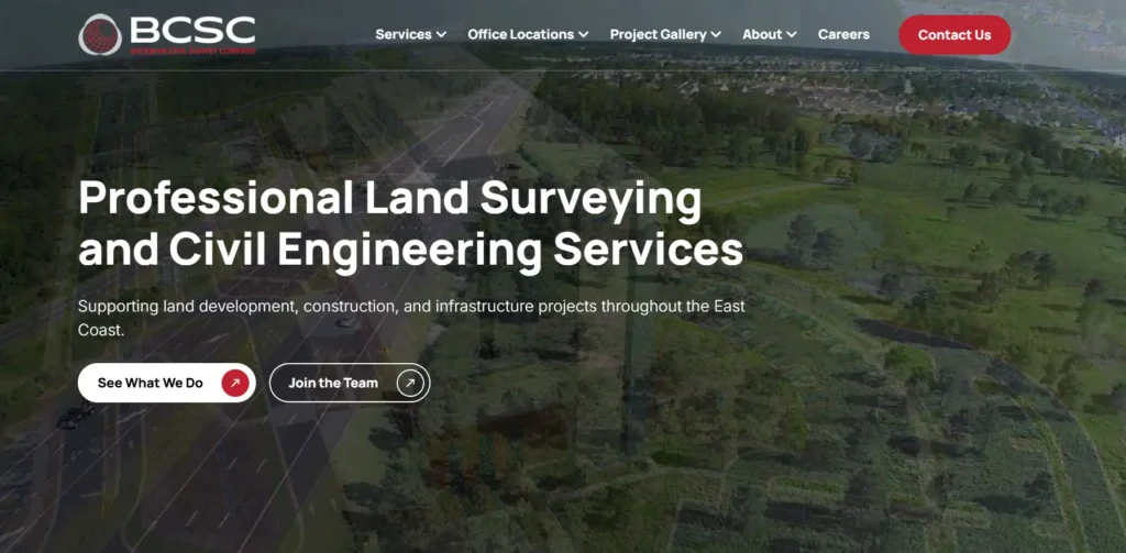 Bateman Civil Survey Company New Website